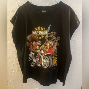 Vintage Harley Davison sleeveless tee